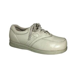 Supremes by Soft Spots Mens Comfort Oxford Shoe Sneaker Size 9 WW  Beige Leather